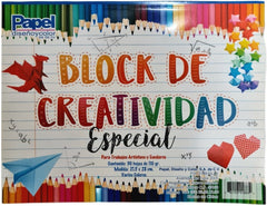 Papel Construpack Block de Creatividad 50Hjs Colores (10) Carta 110g Padi® 977 [Bloque] 682158018832